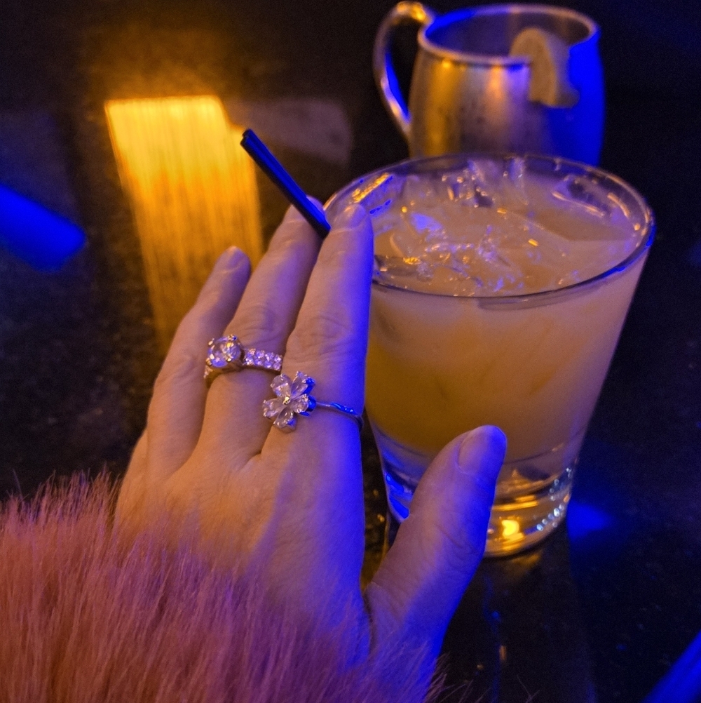 Sterling Silver 925 Rhinestones Floral Ring Size 6 Weigt 2g - Picture 17 of 17